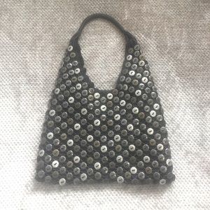 Chico's Nickel Ornament Shoulder Bag